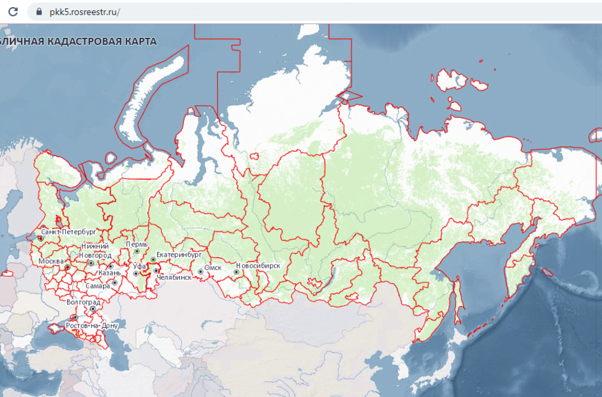 Публичная кадастровая карта российской федерации официальный сайт бесплатно