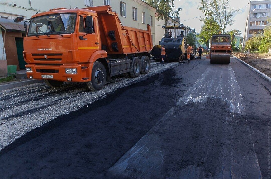 благоустройство дворовых территорий ремонт дорог